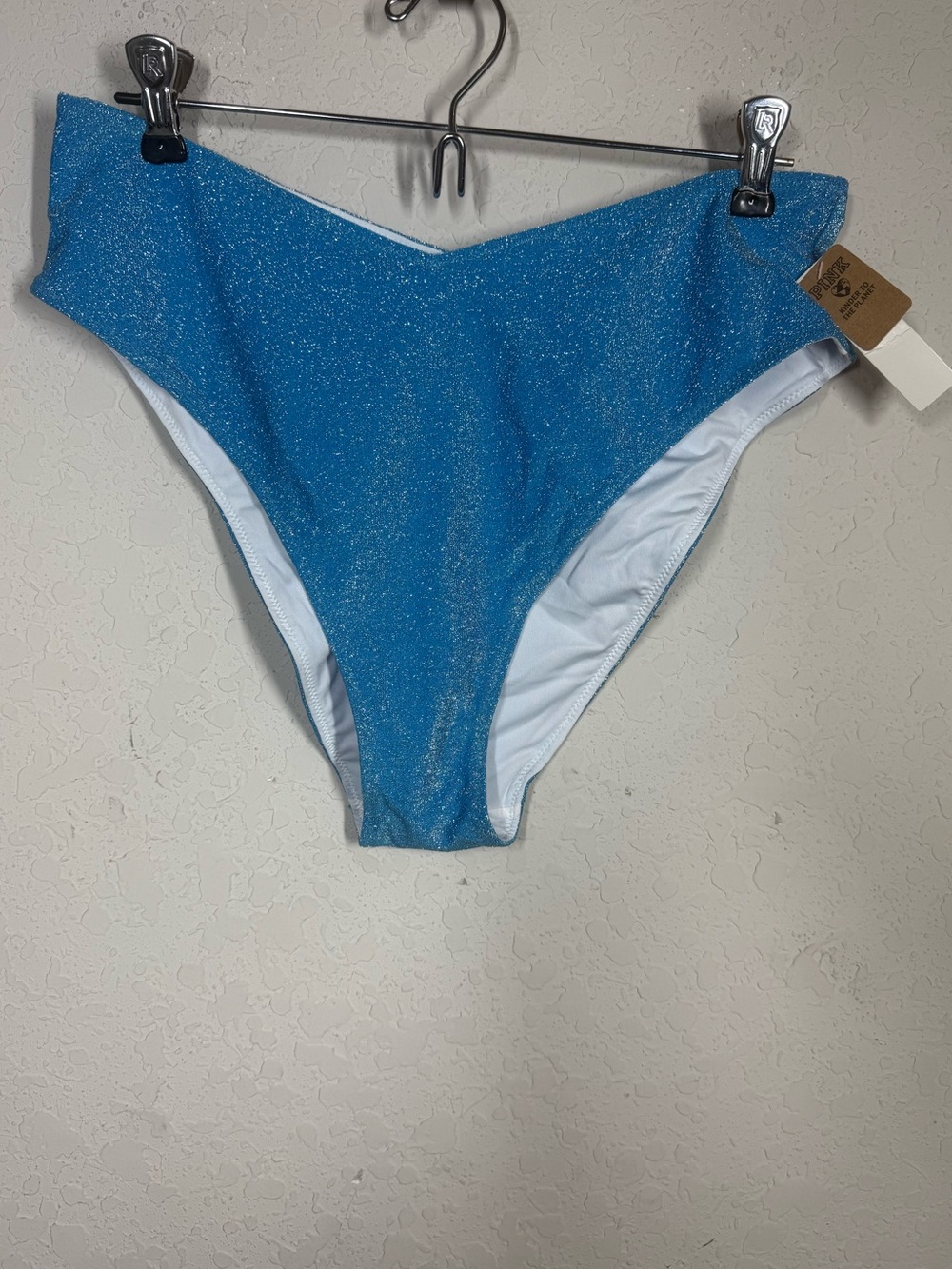 NWT Victoria's Secret Shimmer Bikini Bottom Size Large - Picture 3 of 9